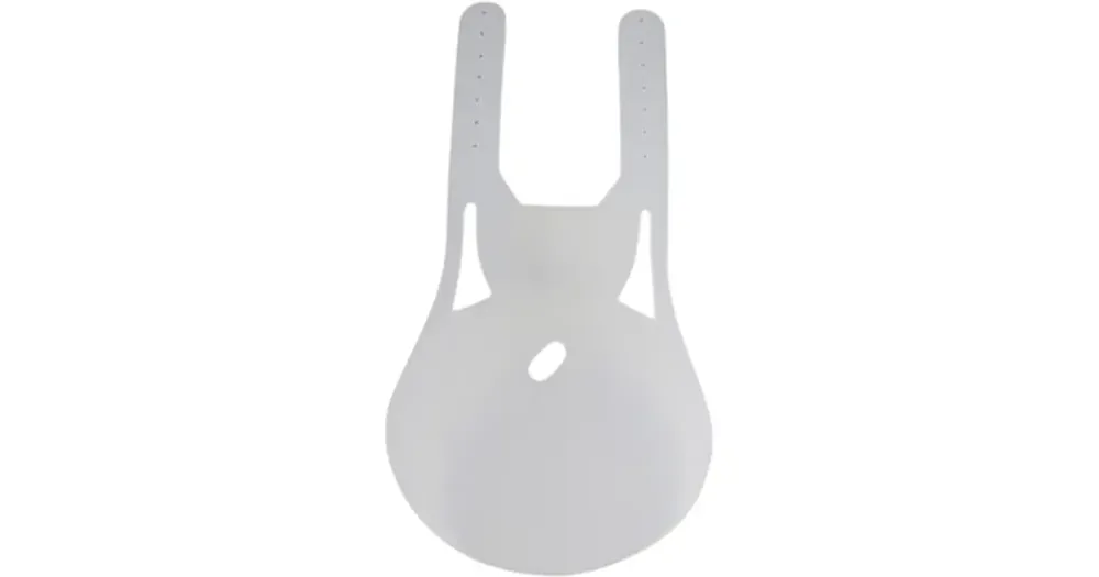 Bestseller Starttinumerokilpi, valkoinen, vintage, UFO Plast ME08047W