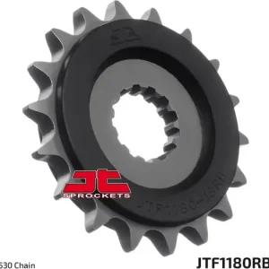 Kuuma Tarjous Eturatas 530 18 hammasta, RB - kumilla päällystetty ketjunohjain, JT Sprockets JTF1180