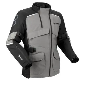 Tarjous Bering BRISBANE GORE-TEX® Moottoripyörätakki - Musta / Harmaa