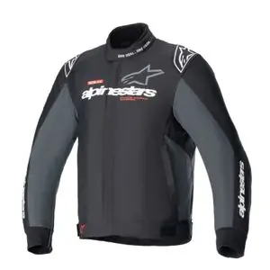 Uusi Malli Alpinestars MONZA SPORT Moottoripyörätakki - Musta / Harmaa