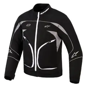 Bestseller Alpinestars YKSIKKÖ Moottoripyörätakki - Musta / Harmaa