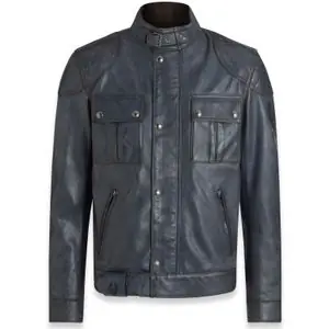 Belstaff BROOKLANDS Moottoripyörätakki - Sininen Eniten Myyty