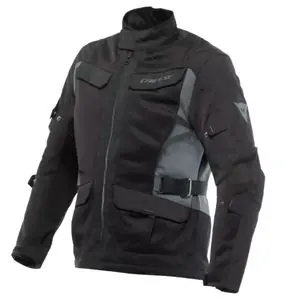 Rajoitettu Tarjous Dainese DESERT TEX Moottoripyörätakki - Musta / Musta