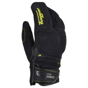 Uutuus Furygan JET LOBSTER KID D3O® Hanskat - Musta / Vaaleanpunainen