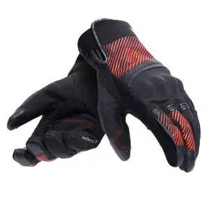 Asiakkaiden Suosikki Dainese FULMINE D-DRY Hanskat - Musta / Punainen