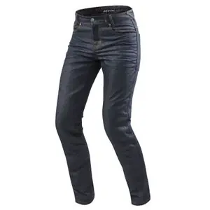 Eniten Myyty Rev it LOMBARD 2 SHORT Moottoripyörä farkut - Suora / Säännöllinen - Sininen / Musta