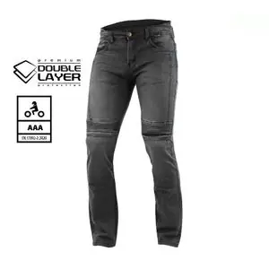 Loppuunmyynti Trilobite MICAS URBAN DOUBLELAYER Moottoripyörä farkut - Slim - Harmaa