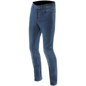 Dainese 5-POCKET DENIM RELAXED Moottoripyörä farkut - Suora / Säännöllinen - Sininen Kuuma Tarjous