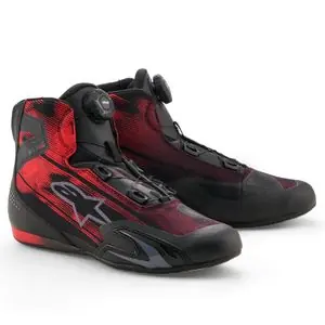 Alpinestars CELER VENTED Moottoripyörälenkkarit - Musta / Punainen Loppuunmyynti