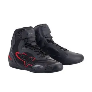 Superhinta Alpinestars FASTER-3 RIDEKNIT Moottoripyörälenkkarit - Musta / Punainen
