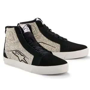 Alpinestars RIDE-63 CANVAS Moottoripyörälenkkarit - Musta / Harmaa Erikoistarjous