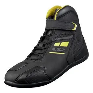 Viimeinen Mahdollisuus LS2 GARRA WATERPROOF LADY Moottoripyörälenkkarit - Musta / Keltainen