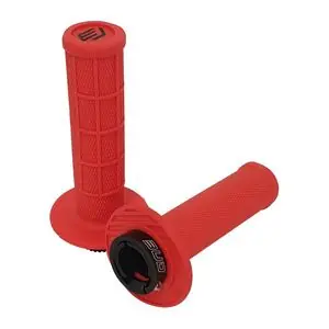 Bud Racing Lock On (9 cames) Universal Ohjaustangon kahvat - Musta / Punainen Edullinen