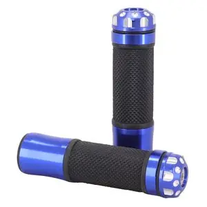 Kampanjahinta Avoc MOTO ON ROAD R375 BLEU CLOSED END 130mm PAIRE Universal Ohjaustangon kahvat