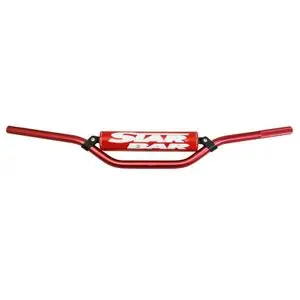 Päivän Tarjous Star Bar MOTO CROSS MX - ENDURO ALU 2014 T6 DIAM 22,2mm L800mm H86mm ROUGE RENFORT - MOUSSE Universal Ohjaustanko
