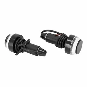 Flash-Tarjous Avoc LEDS CONE ALU TRANSPARENT - DIAM 17 mm 6 ORANGE PAIRE Universal Ohjainten päät.