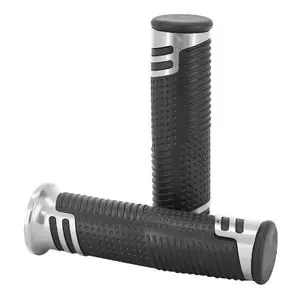 Eniten Myyty Avoc MOTO ON ROAD R613 - ARGENT CLOSED END 127mm PAIRE Universal Ohjaustangon kahvat