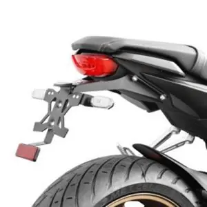 Aito Top Block HONDA Rekisterikilven teline - Musta