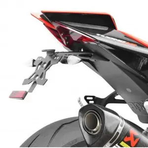 Viimeinen Mahdollisuus Top Block APRILIA TUONO V4 2021- Rekisterikilven teline - Musta