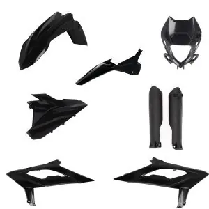 Acerbis FULL KIT Muovinosetti - Musta Osta Tänään
