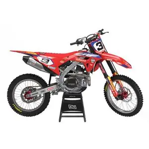 Poisto RiderUnik SR23 Dekosetti - PunainenHONDA 450 CRF 450 R - 2021 - 2024