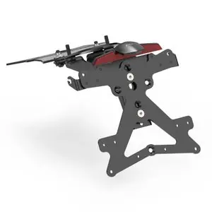 Rizoma FOX Rekisterikilven teline - MustaBMW 1300 R 1300 GS - 2023 - 2025 Kausialennus