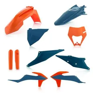 Acerbis FULL KIT SININEN/ORANSSI Muovinosetti - Sininen / Oranssi Turvallinen Maksu