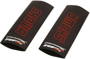 Poisto RFX Ylivoimainen suoja Race Series Forkshrink logo Showa - punainen Universal Tarrat
