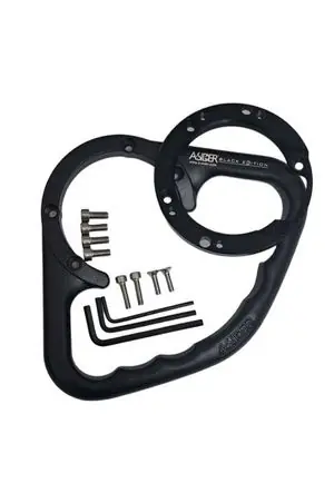 A-Sider säiliö - musta PidikkeetSUZUKI 1300 GSX 1300 HAYABUSA R ABS - 2021 - 2024 Nopea Toimitus