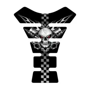 Lethal Threat MOTO SUOJUS PISTON SKULL 180x220mm LT70036 Universal Tank protector Merkkituote