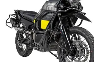 Uusi Malli Touratech Crash bar carénage - Musta Suojauspeili