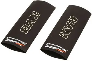 RFX Ylivoimainen suoja Race Series Forkshrink logo KYB - valkoinen Universal Tarrat Viimeinen Mahdollisuus