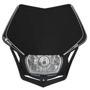 Alennettu Hinta R-tech V-Face Musta Universal Ajovaloke - Musta