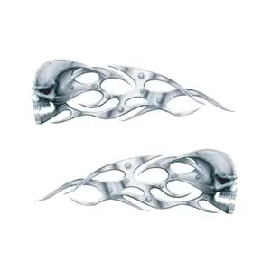 Lethal Threat TETE MORT CHROME 70x110mm LT55012 Universal Tarratarrat Kuuma Tarjous