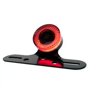 Älä Missaa Avoc IMMATRICULATIO FIRE 50 A BOX - VINTAGE MOTOR UNIVERSAL LEDS SMOKE COVER - CE-HYVÄKSYTTY Universal Rekisterikilven teline