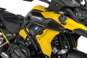 Uusi Malli Touratech Crash bar carénage - Musta Suojauspeili
