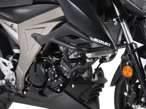 Hepco Becker Crashbar - musta SuojauspeiliSUZUKI 125 GSX-S 125 ABS - 2017 - 2025 Ajankohtainen