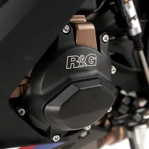 RG Racing Vasemmalle puolelle (vaihtovirtageneraattori) PRO musta Moottorin suojaus Ilmainen Palautus