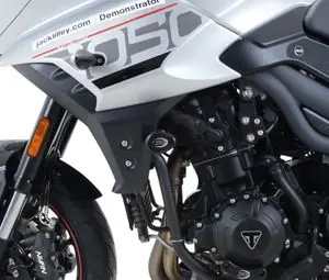 RG Racing Aero musta Moottorin suojausTRIUMPH 1050 TIGER 1050 SPORT - 2015 - 2021 Kausialennus