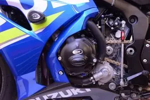 RG Racing Vasemmalle Race Series -kotelon kansi musta Moottorin suojaus Alennettu