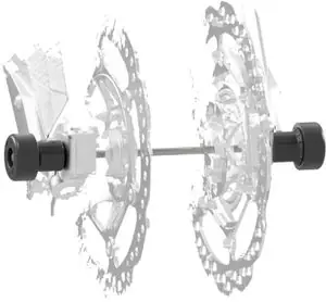 RG Racing musta Kytkin suojatHONDA 750 XL 750 TRANSALP - 2023 - 2026 Tehdashinta