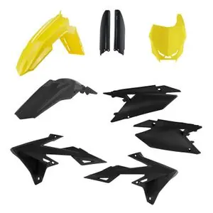 Acerbis FULL KIT KELTAINEN/MUSTA Muovinosetti Flash-Tarjous