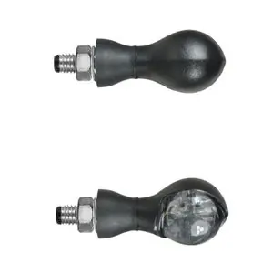 Vain Tänään Chaft BALL LED (La paire) Universal Vilkun - Musta