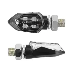 Avoc MOTO INZAY 5 LEDS BASE ABS TRANSPARENT - L 35mm - H 18mm 16mm HOMOLOGUE CE PAIRE Universal Vilkun Superhinta