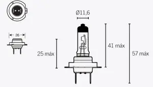 Suoraan Valmistajalta Bihr H7 12V 55W Universal Lamppu