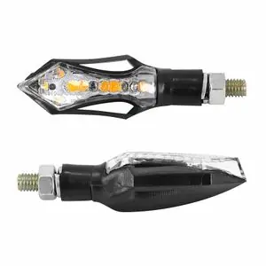 Avoc SEQUENTIEL MOTO SAKADO 9 LEDS BASE ABS TRANSPARENT - HOMOLOGUE CE PAIRE Universal Vilkun Vain Rajoitetun Ajan