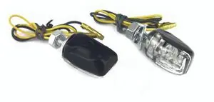 Bihr s Micro 6 LED hiilikuitu Universal Vilkun Korkea Laatu