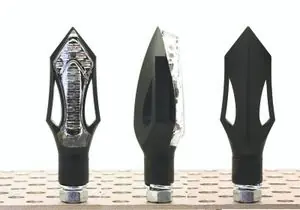 Kuuma Tarjous Bihr s Arrow LED musta Universal Vilkun