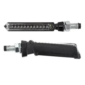 Avoc SEQUENTIEL MOTO FUJI 12 LEDS BASE ABS TRANSPARENT - L 79mm - H 11mm 18mm HOMOLOGUE E PAIRE Universal Vilkun Alennus
