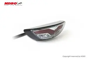 Viimeinen Mahdollisuus Koso Led-Taillight, Smoke GT-03, e-mark. Universal Takavalot